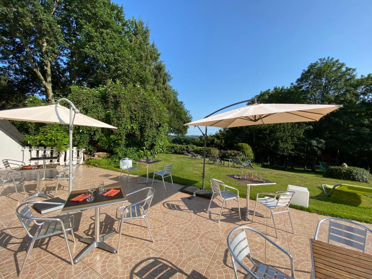 Latitude Ouest Hotel Restaurant & Spa Locronan Exteriör bild